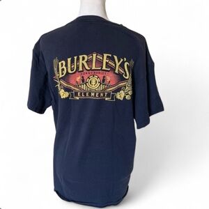 Men’s Element Burleys Navy Blue Donny Burley T Shirt size Medium